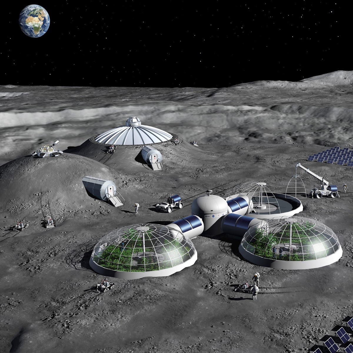 Artemis Base Camp by Pierre Carril, ESA